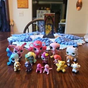 Littlest Pet Shop & My Little Pony, Polly Pocket & Monster High Figurines 15 Pcs